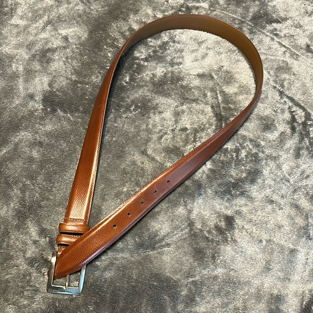 Allen Edmonds Light Brown Calfskin Belt